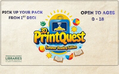 3D Print Quest Summer Reading Edition 