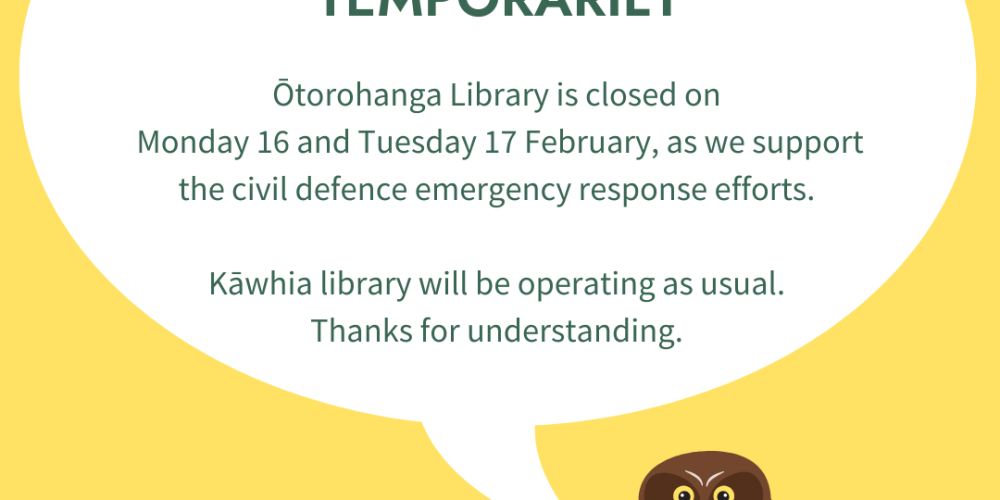 Ōtorohanga Library - Temporary Closure 