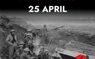 ANZAC DAY 2026 – JOIN US TO REMEMBER
