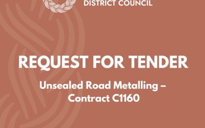 Tender opportunity -  Unsealed Road Metalling - Contract C1160
