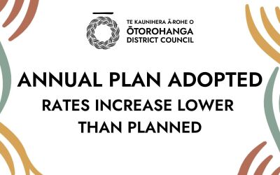 ANNUAL PLAN ADOPTED - RATES INCREASE LOWER THAN PLANNED