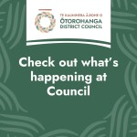 ŌTOROHANGA DISTRICT COUNCIL - 30 SEPTEMBER MEETING AGENDA