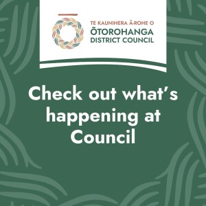 ŌTOROHANGA DISTRICT COUNCIL - 30 SEPTEMBER MEETING AGENDA
