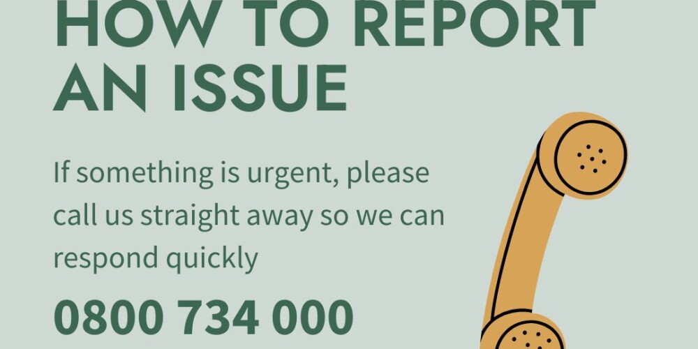 HOW TO REPORT AN ISSUE