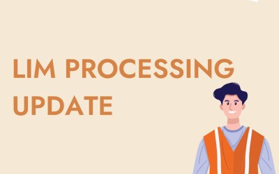 LIM PROCESSING UPDATE