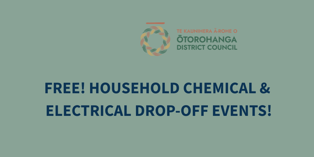 GET RID OF HOUSEHOLD CHEMICALS AND ELECTRICAL ITEMS