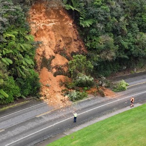 Slip on north end of Ōtorohanga - State Highway 3 Closed