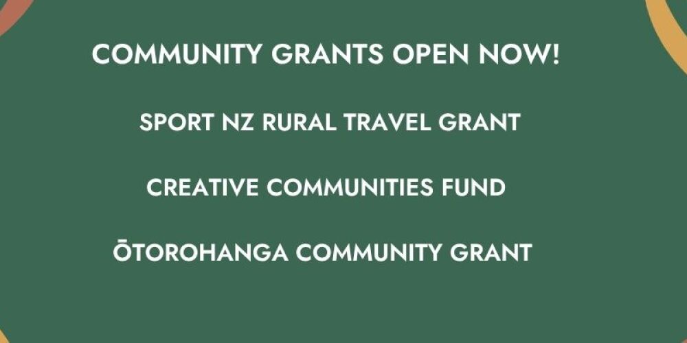 APPLY FOR OUR COMMUNITY GRANTS!