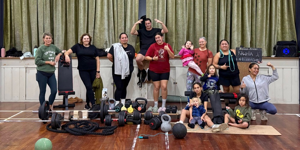 Kāwhia Kauora Club Moving with Purpose