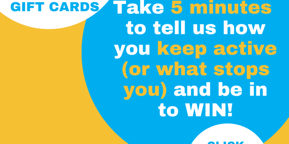 WIN WIN WIN!! Tell us what motivates you or stops you being active?