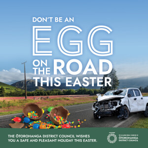 DON’T BE AN EGG ON THE ROAD THIS EASTER