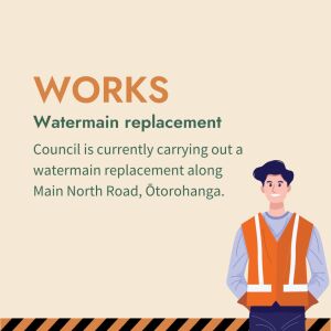 WATERMAIN WORKS – MAIN NORTH ROAD