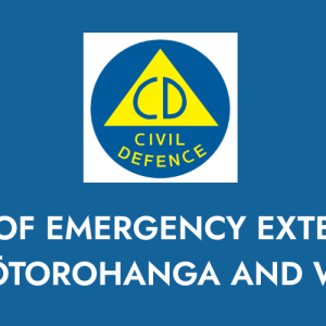 WAIPĀ AND ŌTOROHANGA DISTRICTS EXTEND STATES OF EMERGENCY