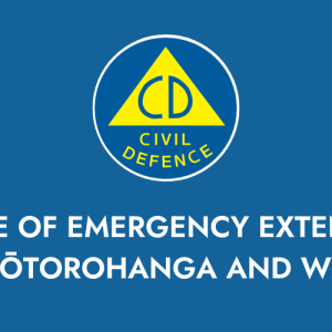 WAIPĀ AND ŌTOROHANGA DISTRICTS EXTEND STATES OF EMERGENCY